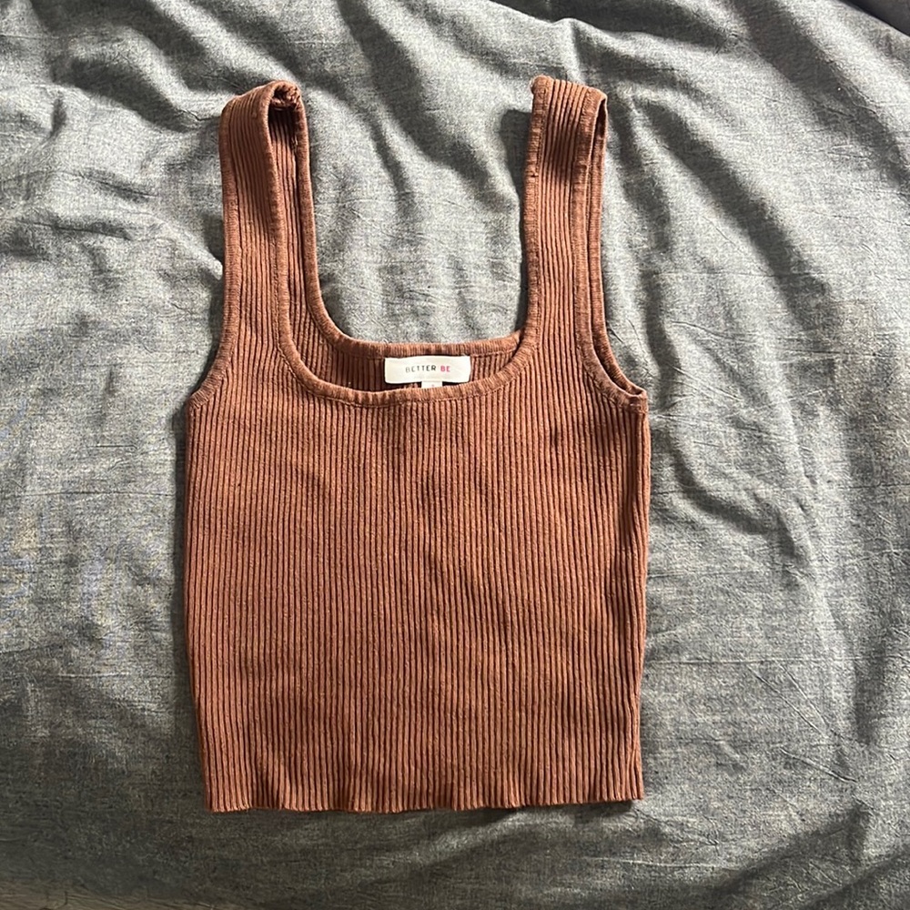 Barley worn brown better be tank top